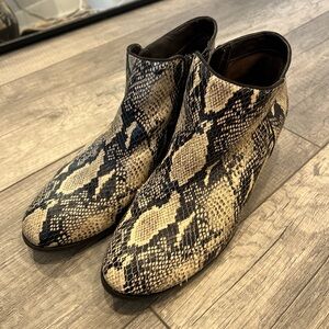 Sam Edelman snake ankle boots!